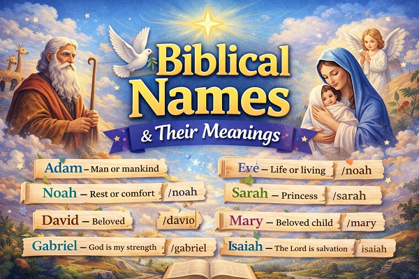 Biblical Names and Their Meanings